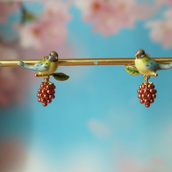 Nwt  18k gold plated bird necklace BILL SKINNER - Picture 5 of 8